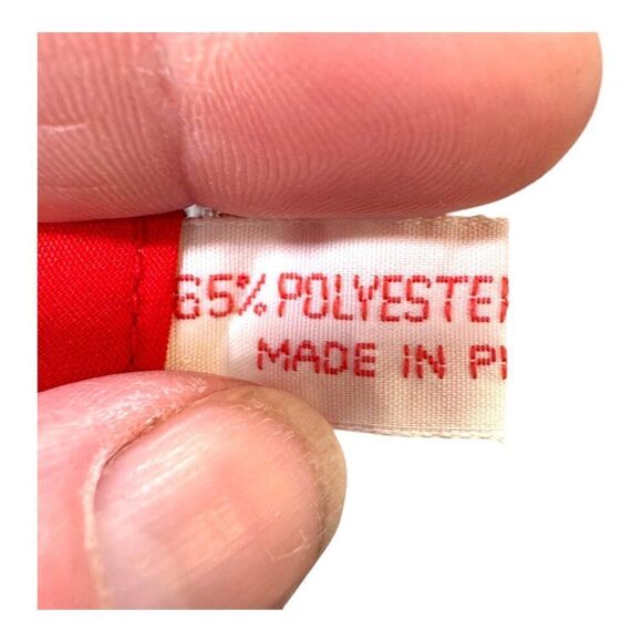 Vintage Christmas Goose & Bear Cottage Retro Tree Skirt 43” Round Cotton READ - Picture 11 of 13